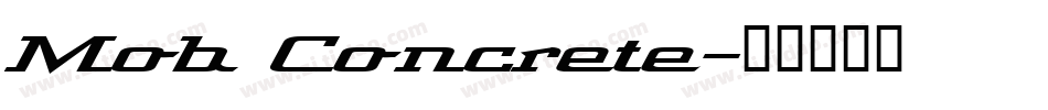 Mob Concrete字体转换